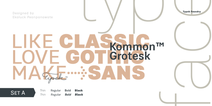 Kommon Grotesk Semi Bold Italic Font preview